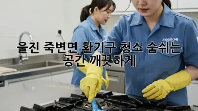 울진 죽변면 환기구 청소: 숨쉬는 공간, 깨끗하게!